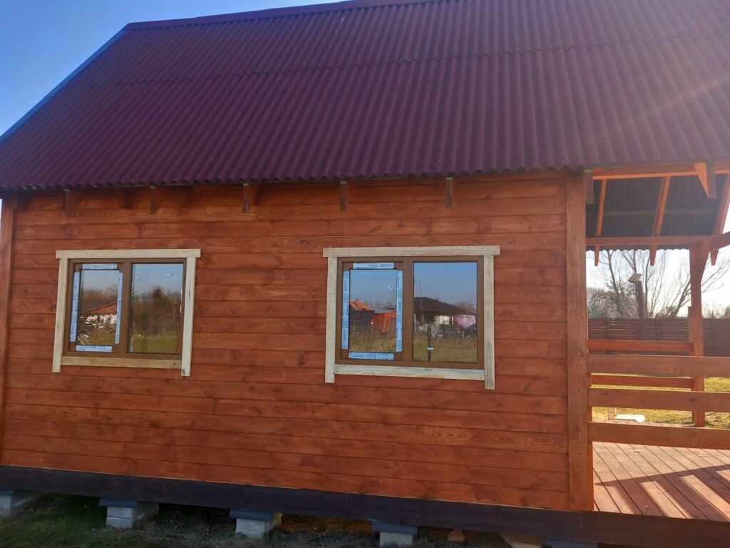 wykonam drewniane domki