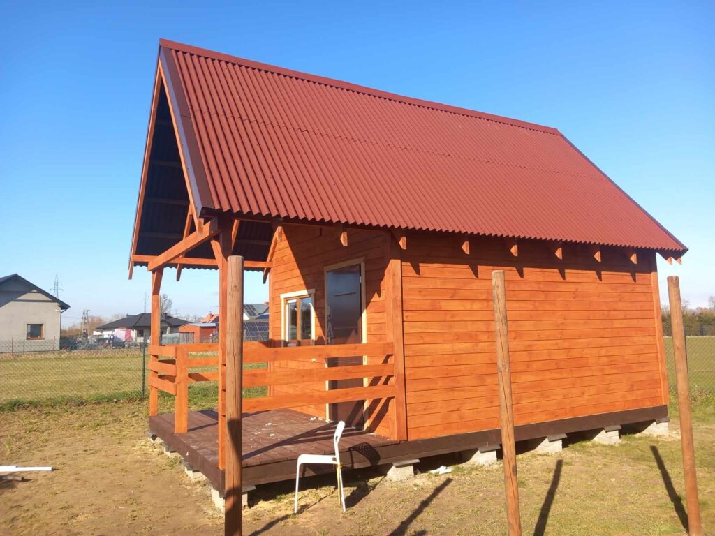 drewniany domek