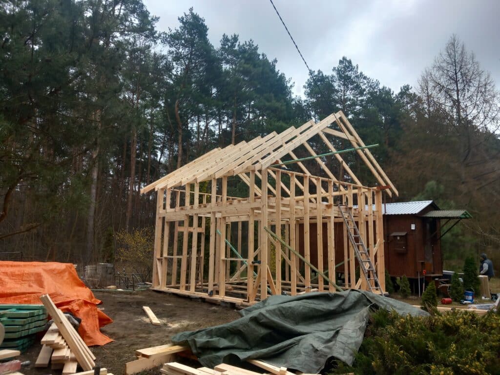 konstrukcja domku