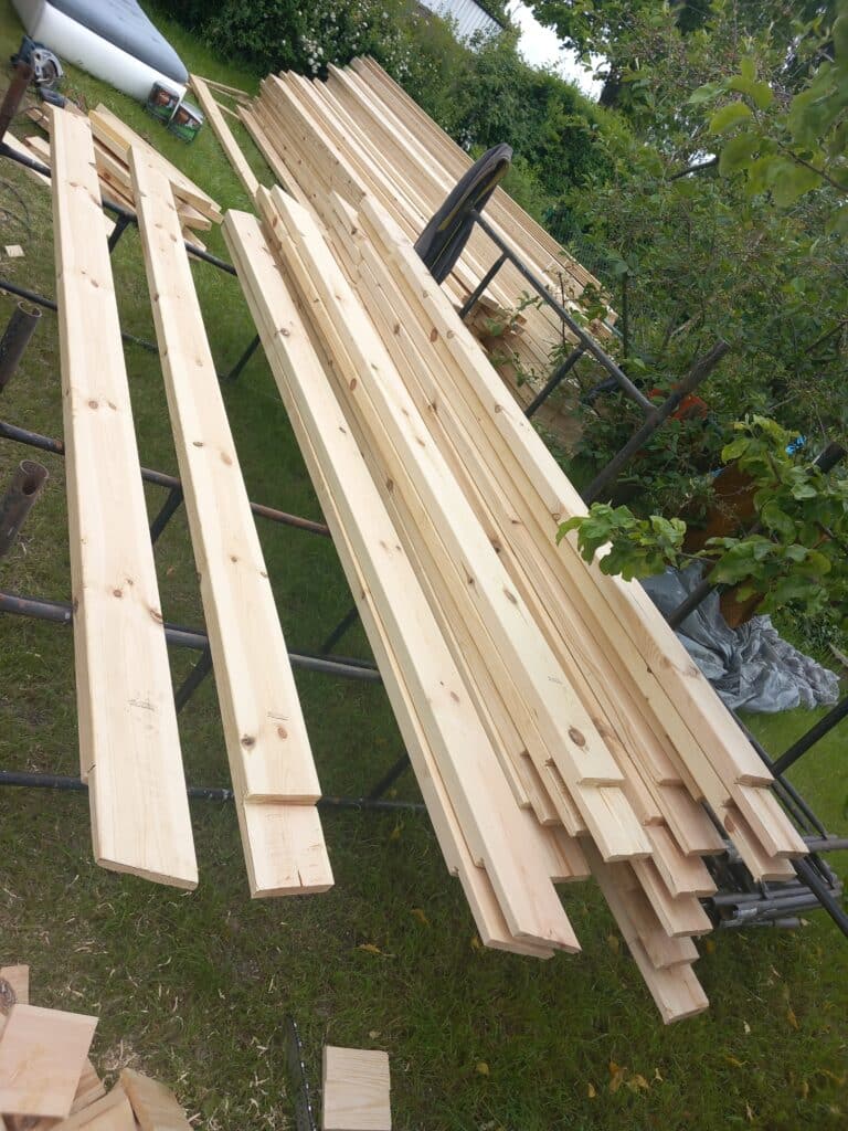 materiał na budowę domku