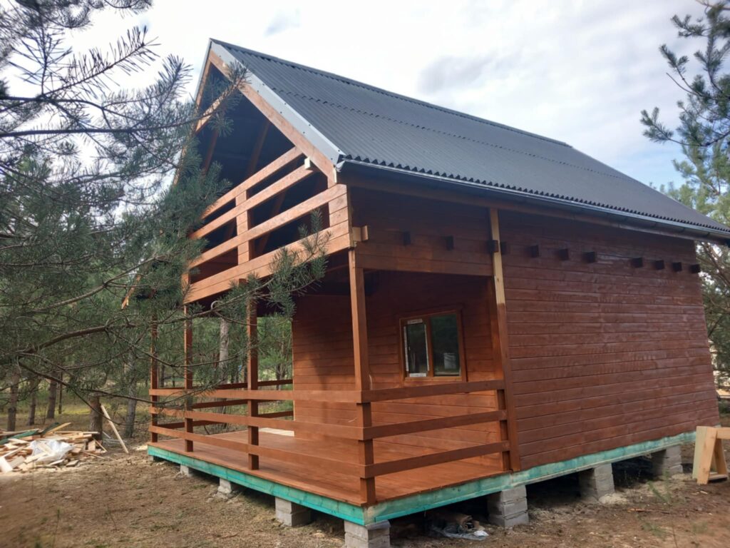 piękne domki z drewna